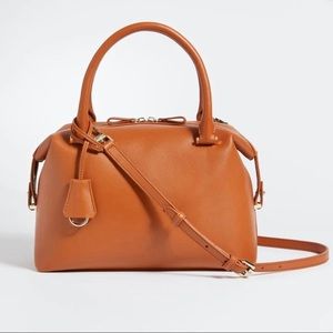 Italic Valerie Satchel Light Gold Tan bag